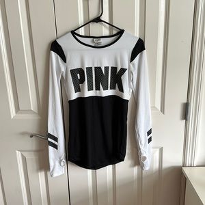 PINK Victoria’s Secret White Long Sleeve Tee